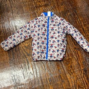 Disney kids Spider Man puffer jacket | Size 5-6